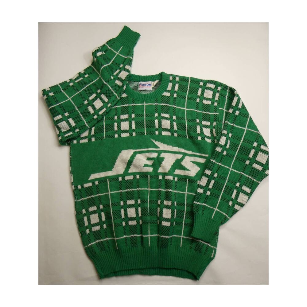 NY Jets 1980's vintage Pro Line sweater by Cliff Engle, medium